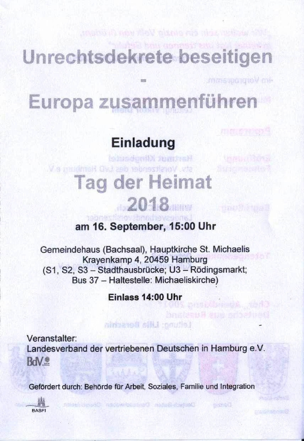 Tag der Heimat am 16.9.2018 Seite 1